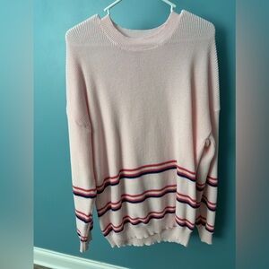Striped Pink Lily Sweater